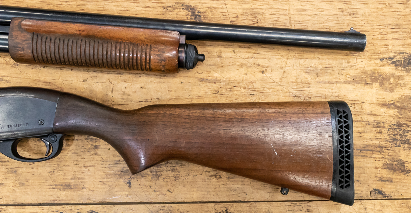 REMINGTON 870 Police Magnum 12 Gauge Police Trade-In Shotguns with Wood Stock